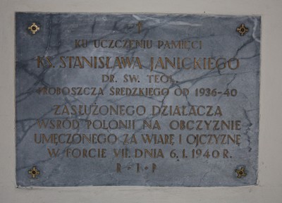 tablica ks. Janickiego